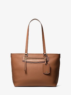 Michael Kors Jet Set Travel Medium Pebbled Leather Tote Bag - Image 2