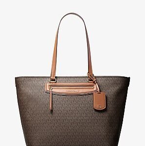 Michael Kors Jet Set Travel Extra-Large Signature Logo Tote Bag