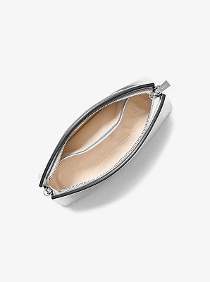 Michael Kors Athena Small Metallic Leather Convertible Clutch - Image 2