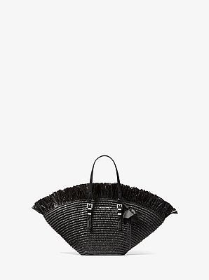 Michael Kors Isa Small Hand-Crocheted Tote Bag