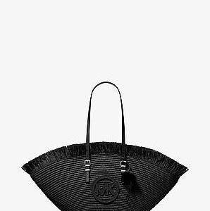 Michael Kors Isa Large Hand-Crocheted Fan Tote Bag
