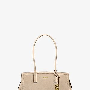 Michael Kors Laila Small Suede Shoulder Bag