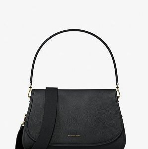 Michael Kors Holmes Medium Pebbled Leather Convertible Messenger Bag