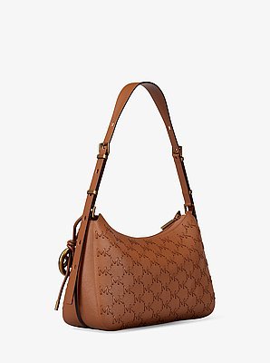 Michael Kors Nolita Medium Pebbled Leather Shoulder Bag - Image 3
