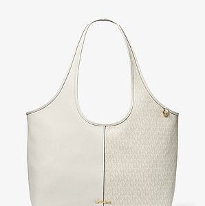 Michael Kors Henly Large Signature Logo and Textured Tote Bag