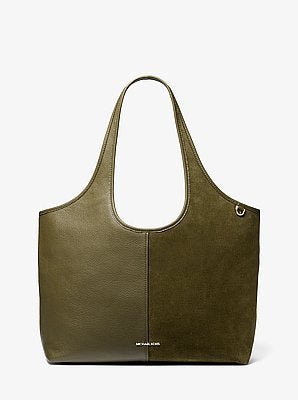 Michael Kors Henly Large Leather and Suede Tote Bag - Image 5
