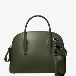 Michael Kors Kaitlin Large Leather Dome Satchel | Limited Edition — Made in Italy