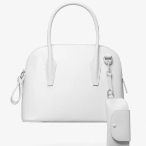 Michael Kors Kaitlin Medium Leather Dome Satchel | Limited Edition — Made in Italy
