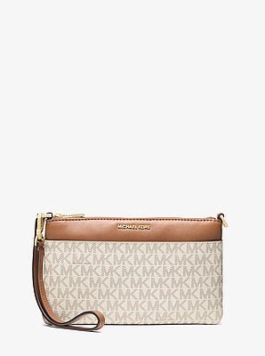Michael Kors Jet Set Medium Signature Logo Wristlet - Image 5