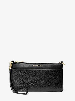 Michael Kors Jet Set Medium Pebbled Leather Wristlet