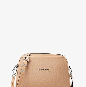 Michael Kors Jet Set Small Signature Logo Camera Crossbody Bag
