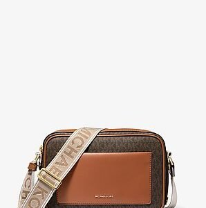 Michael Kors Maeve Large Signature Logo Crossbody Bag