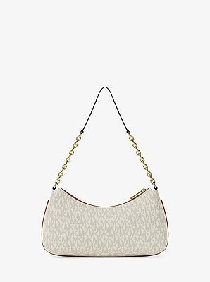 Michael Kors Nolita Medium Signature Logo Chain Pochette - Image 4
