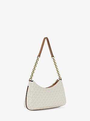Michael Kors Nolita Medium Signature Logo Chain Pochette - Image 6