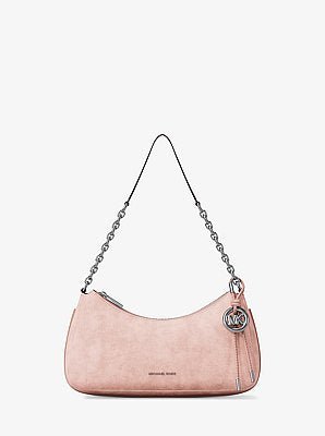 Michael Kors Nolita Medium Nubuck Chain Pochette - Image 3