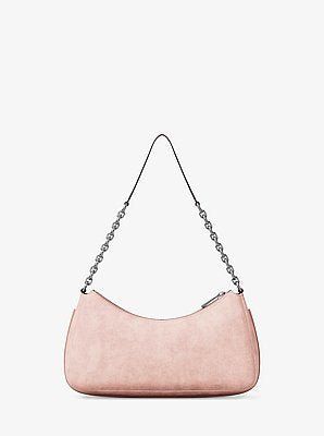 Michael Kors Nolita Medium Nubuck Chain Pochette - Image 7