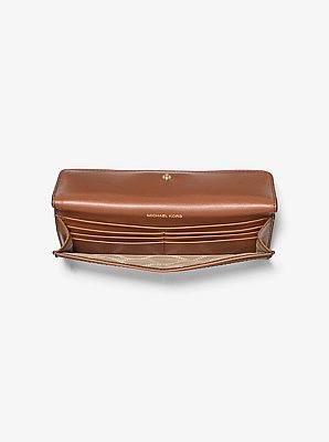 Michael Kors Jet Set Large Signature Logo Snap-Front Wallet - Image 2