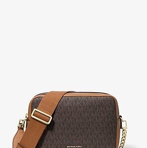 Michael Kors Bryant Medium Signature Logo Camera Crossbody Bag