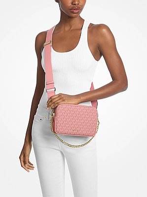 Michael Kors Bryant Medium Signature Logo Camera Crossbody Bag - Image 6