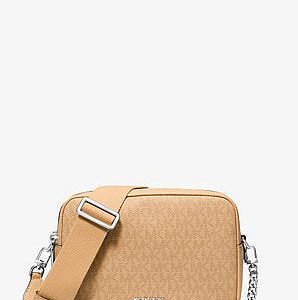 Michael Kors Bryant Medium Signature Logo Camera Crossbody Bag