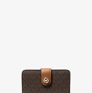 Michael Kors MK Pop Charm Medium Signature Logo Wallet