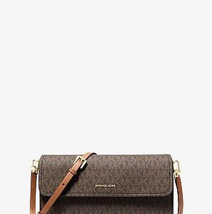 Michael Kors Jet Set Small Signature Logo Smartphone Crossbody Bag