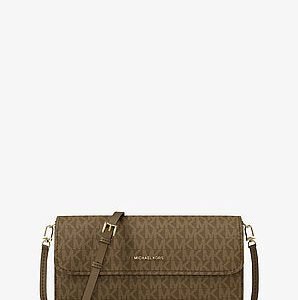 Michael Kors Jet Set Small Signature Logo Convertible Crossbody Bag