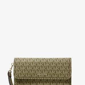 Michael Kors Jet Set Medium Signature Logo Convertible Wristlet
