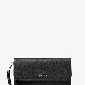 Michael Kors Jet Set Medium Pebbled Leather Smartphone Wristlet