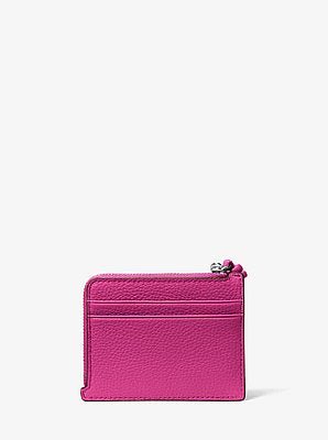 Michael Kors Jet Set Small Pebbled Leather Card Case Wristlet - Image 3