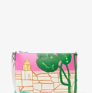 Michael Kors X Christina Zimpel Jet Set Extra-Large Convertible Wristlet