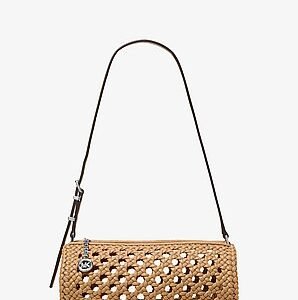 Michael Kors Izzy Small Crocheted Barrel Pochette
