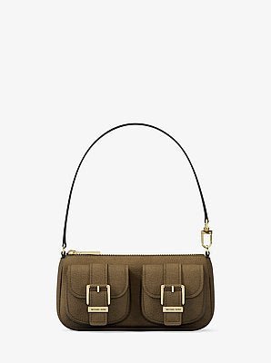 Michael Kors Zoe Small Suede Convertible Pochette
