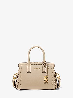 Michael Kors Laila Extra-Small Pebbled Leather Convertible Crossbody Bag - Image 3