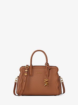 Michael Kors Laila Extra-Small Pebbled Leather Convertible Crossbody Bag - Image 2