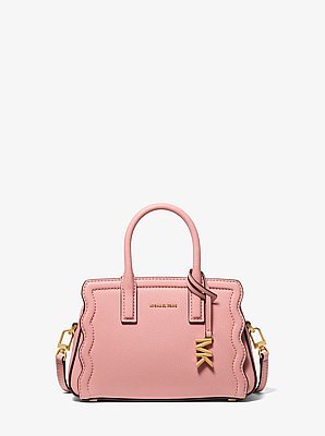 Michael Kors Laila Extra-Small Pebbled Leather Convertible Crossbody Bag - Image 6