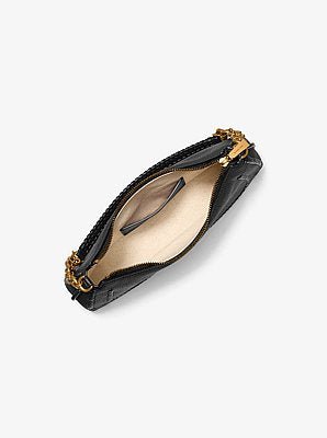 Michael Kors Nolita Medium Whipstitched Pebbled Leather Chain Pochette - Image 2