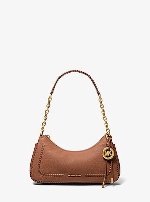 Michael Kors Nolita Medium Whipstitched Pebbled Leather Chain Pochette - Image 4