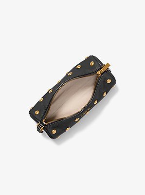 Michael Kors Izzy Small Studded Pebbled Leather Barrel Pochette - Image 2