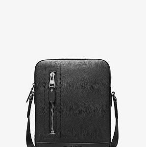 Michael Kors Hudson Pebbled Leather Flight Bag