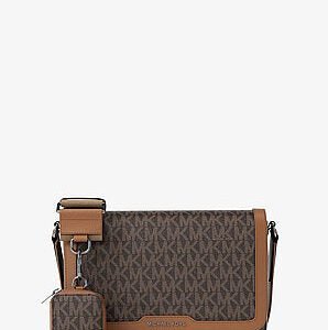 Michael Kors Hudson Mini Signature Logo Crossbody Bag With Airpod Case for Apple Airpods Pro®