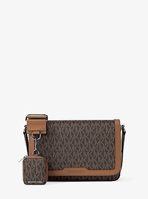 Michael Kors Hudson Mini Signature Logo Crossbody Bag With Airpod Case for Apple Airpods Pro®