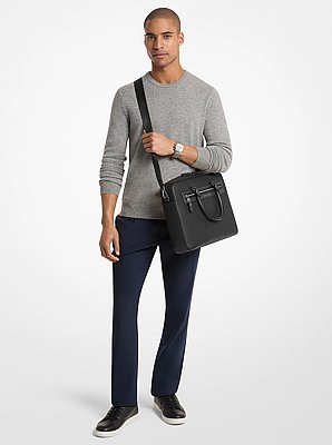 Michael Kors Jet Set Pebbled Leather Briefcase - Image 3