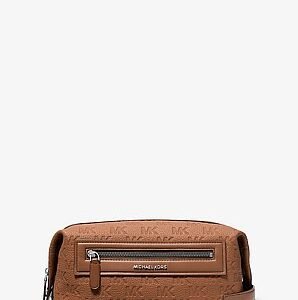 Michael Kors Jet Set Logo Embossed Leather Travel Kit