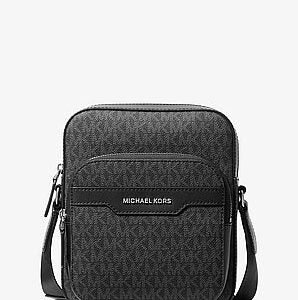 Michael Kors Hudson Mini Signature Logo Flight Bag