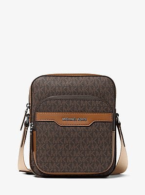 Michael Kors Hudson Mini Signature Logo Flight Bag - Image 2
