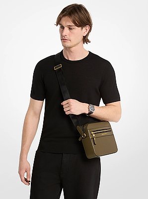 Michael Kors Jet Set Pebbled Leather Crossbody Bag - Image 4