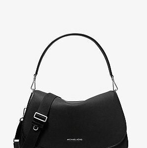 Michael Kors Holmes Extra-Large Pebbled Leather Convertible Messenger Bag