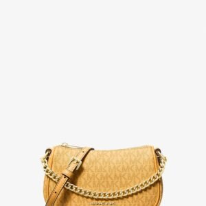 Michael Kors Carmela Small Signature Logo Convertible Crossbody Bag