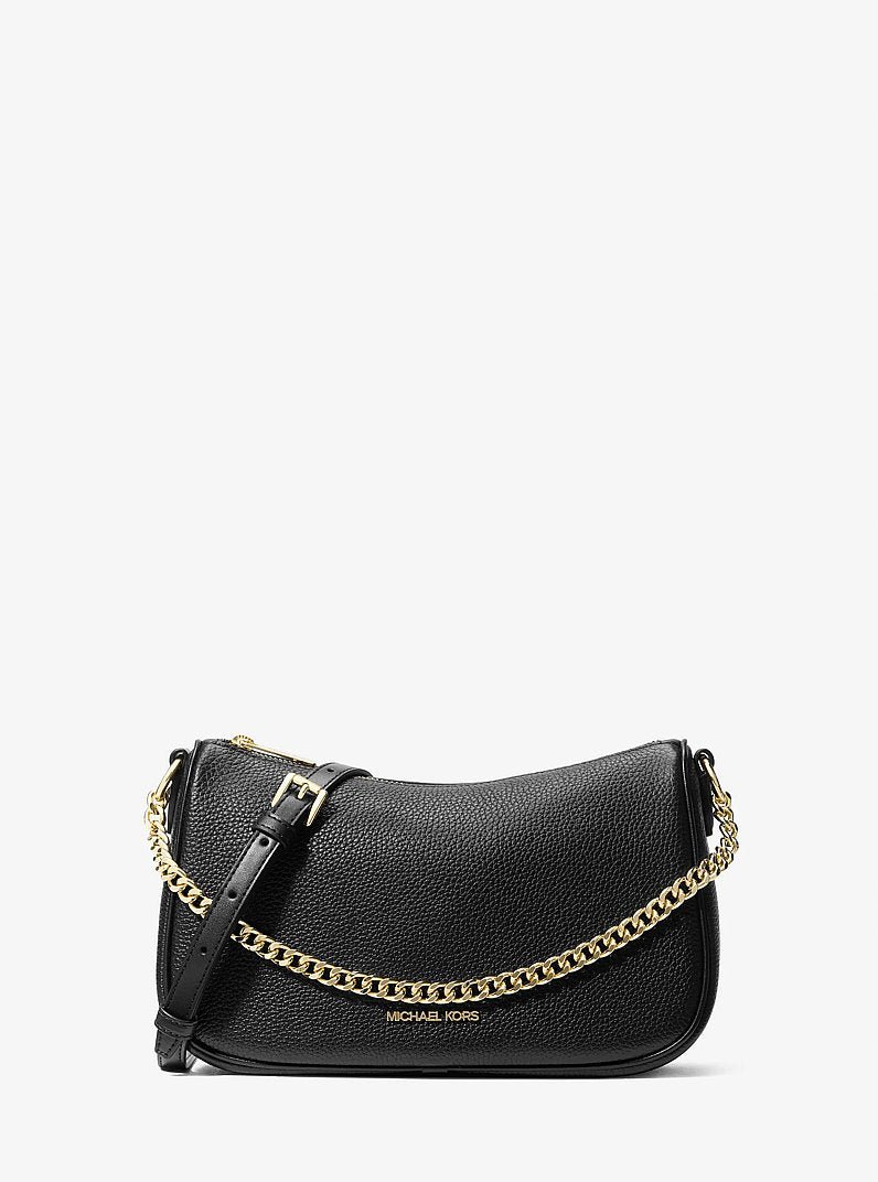 Michael Kors Carmela Medium Pebbled Leather Convertible Crossbody Bag - Image 2